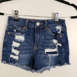 Aeropostale distressed high waisted shorty E57